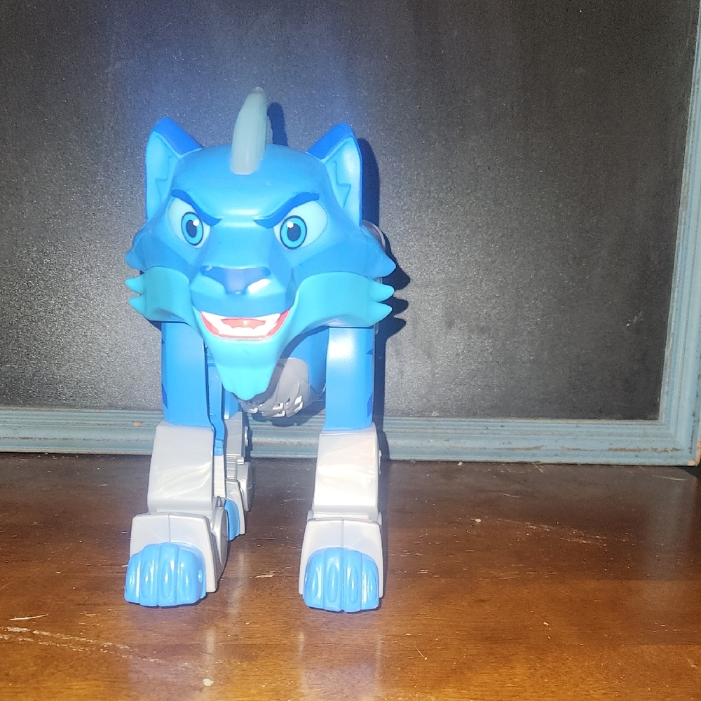 Blue Kids' Robotic Wolf Toy - Brand: